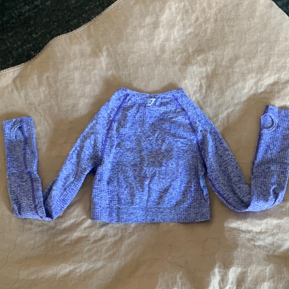 Gymshark Purple Crop Top - Picture 3 of 4